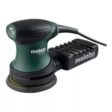 Lijadora Roto Orbital Metabo Fsx 200 Intec Con Sistema Velcro Verde Y Negra 240w 220v-240v