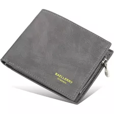 Billetera Cartera Caballero Monedero Tarjeter Cuero Baellery