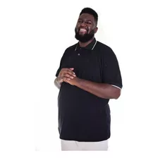 Kit 3 Camisas Polo Plus Size Masculina G1 Ao G9 100% Algodão