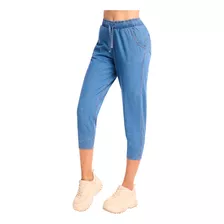 Jogger Dama Azul Cielo Devendi Levanta Pompi