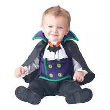 Disfraz Conde Drácula Talla Medium(12-18 Meses) Para Bebé