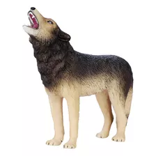 Mojo Wolf Howling Toy Figure