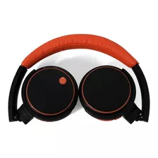 Auriculares Inalámbricos Bluetooth Noblex Hp332 Color Negro Y Naranja