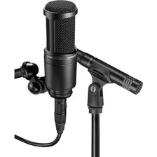 Audio Technica At2041sp Pack Micrófono Estudio At2020 At2021 Color Negro