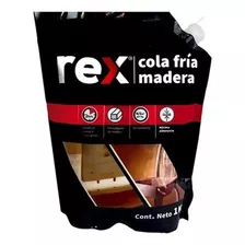 Cola Fría Profesional Para Madera Bolsa 1/2 Kg Rex