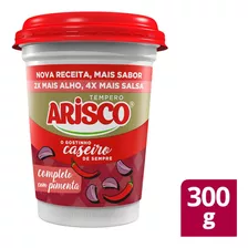 Tempero Arisco Completo Com Pimenta 300g Kit 5pote