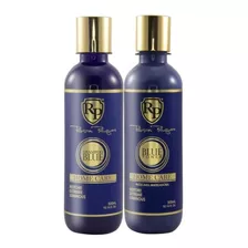 Kit Rp Matizador Robson Pelu Blue Shampoo300ml + Máscara 