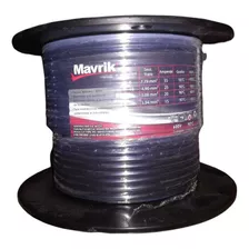 Cable #12 50 Mts +/- Negro Mavrik 5962 Mavrik