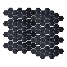 100 Piezas Espejo Hexagonal Azulejo Adhesivo De Pared Espejo