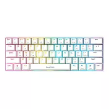 Teclado Mecânico Gamdias Hermes E3 Rgb Switch Red Branco Idioma Inglês Us Cor De Teclado Branco