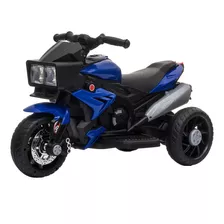 Motocicleta Para Niño Eléctrica 6v Azul Con Música