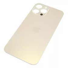 Refaccion Tapa Trasera Cristal Para iPhone 13 Pro Max Dorado
