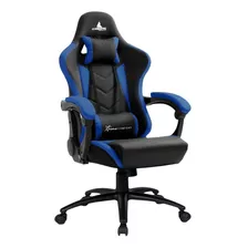 Silla Gamer Iceberg Gc80 Azul Reposabrazos Acolchados 