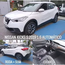 Nissan Kicks 2019 S 1.6 Aut + Couro + Roda 17 + Som 