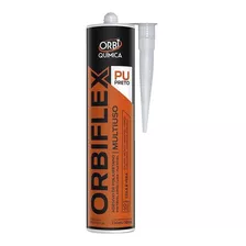 Adesivo Cola Pu40 Orbiflex 380g Preto Orbi Quimica