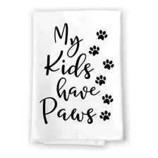 Honey Dew Gifts My Kids Have Paws - Toalla De Cocina, 27 X 2