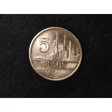 Moneda 5 Pesos Colombianos Año 1988