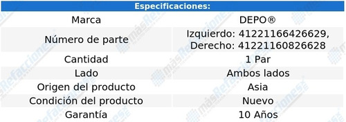 2 Faros Niebla Depo Mercedes-benz B200 Del 2009 Al 2010 Foto 4