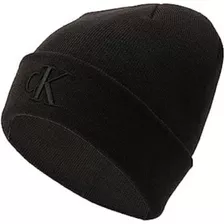 Calvin Klein Gorro Con Puños Con Monograma Ck Bordado 3d