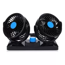 Ventilador Automotivo Duplo Com Ajuste P/ Carro Caminhão 12v