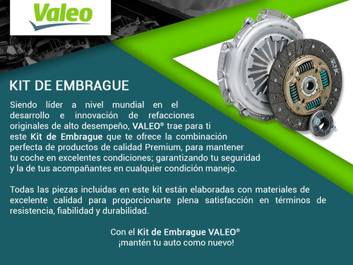 1 Kit De Clutch Valeo Beetle Cabrio L5 2.5l 2011 Calidad Eo Foto 6