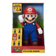 Brinquedo Boneco Super Mario Articulado Com Sons E Falas