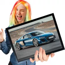 Poster Quadro Com Moldura Audi R8 01 A4 30x21cm