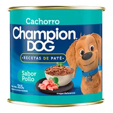 Lata Champion Dog Cachorro Pollo 12 Un.