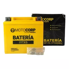 Bateria Gel Motocorp Ytx5l-bs