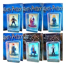 Harry Potter Y Fantastic Beats 6 Figuras Serie Metalfigs 