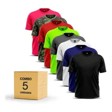 Combo 5 Camisetas Lisa Camisa Blusa Para Sublimação Atacado