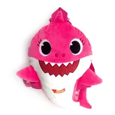 Mochila Preescolar Baby Shark Mommy Shark Original Nuevo Color Rosa Diseño De La Tela Alta Calidad