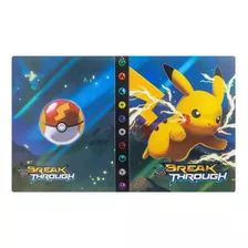 Kit Pokémon Álbum Para Até 120 Cartas + Moeda + Chaveiro