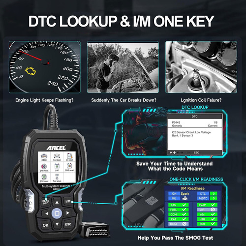 Escner Para Mercedes Benz Sprinter Smart Ancel Bz700 Obd2 Foto 7