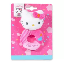Sonajero De Peluche Hello Kitty Original Bordado