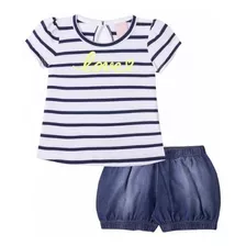 Conjunto Blogueirinha Blusinha Shorts Roupinha De Bebe