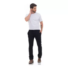 Calça Social Básica Sarja Masculina Tradicional Casaul