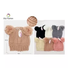 Gorro Mujer Niña Adolescentes Bordados Algodon 20-18cm