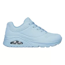 Tenis Skechers Uno Azul Claro Comodo Ligero Deporte 73690