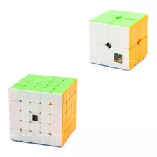 Cubo Mágico 2x2x2 + 5x5x5 Moyu Meilong (2 Cubos)