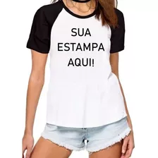 Camiseta Sua Ideia Foto Imagem Estampa Logo Arte Camia