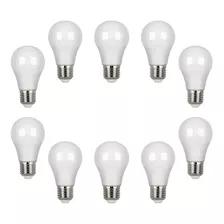 Kit 10 Lâmpadas Led Bulbo 15w Branca Fria 6500k Bivolt E27