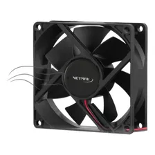 Fan Cooler 8cm Turbina 12v 4 Pin Gabinete Pc Netmak 