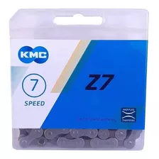Corrente Corrida Kmc Z7 Aço Mtb Speed 116l 7v Index 11072