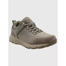 Zapatilla Cuero Hombre Aeon Gris Hush Puppies