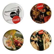 12 Posavasos Coca Cola Diferentes Metálicos Nuevos 