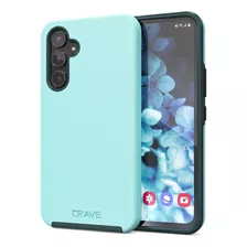 Funda Crave Dual Guard Para Galaxy A54 Verde Agua