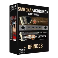 Pack 6 Sanfona-acordeon+brindes Timbres Samples P/ Kontakt