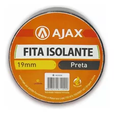 Kit 2 Fita Isolante Preta 19mm X 20m - Ajax