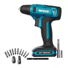 Parafusadeira Furadeira Sem Fio 12v Bivolt Ws2555k Wesco